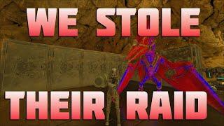 How We STOLE All Their RAID LOOT With ONE PT!! ARK 4Man PvP Episode 7