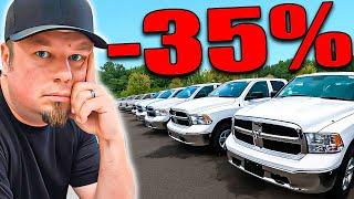 CUTTING MSRPs OVER 35% - RAM And Jeep SHOCK Car Market!