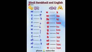 Hindi barakhadi and English.Learn Alphabets हिंदी और अंग्रेजी में बारहखड़ी कैसे लिखे|| ajay sir