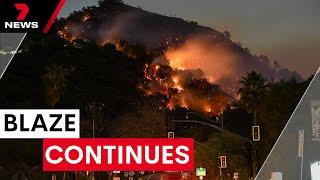 10 confirmed dead as fires continue to devastate Los Angeles | 7NEWS