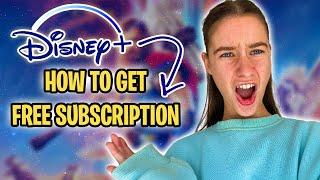 WATCH THIS to get FREE Disney Plus … how to get a free Disney + Subscription in 2023 