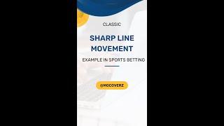 Excellent example of sharp line movement in sports betting #sportsbetting #mgcovers