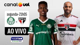  PALMEIRAS X SÃO PAULO AO VIVO COM CASAGRANDE, ANDRÉ HERNAN E GUIDI l NARRAÇÃO UOL PLAY PAULISTÃO