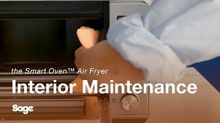 the Smart Oven™ Air Fryer | The process of cleaning the interior of the oven | Sage Appliances UK