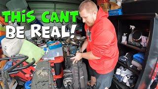 WE SCORED HUGE ON $450 ABANDONED STORAGE UNIT! GOLF REPAIR SHOP WENT OUT OF BUSINESS!