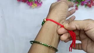 Ghar pe bnaye rakhi// Home made rakhi//Rakhi kaise bnay//Rakchhabandhan//Diy Rakhi