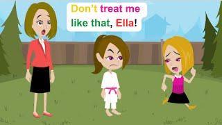 Ella learns material arts - Comedy Animated Story - Ella English