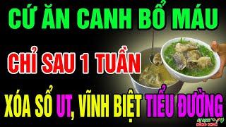 Bác Sỹ Tiết Lộ 9 Món Canh Bổ Máu Cực Tốt Cho Người Tiểu Đường, Giúp Ngăn Ngừa UT, Hồi Sinh Gan Thận