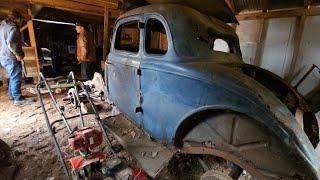 Just found TWO unreal barn finds… 1934 Ford coupe AND a 2 door sedan… but are they worth saving? 