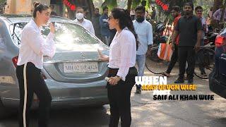 When Kajol Meet Kareena Kapoor in middle of road | ऐसी क्या बात हो रही है 