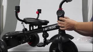 How to install Besrey 7-in-1 baby tricycle BR-C716