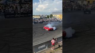 Corvette doing a 360°drift 