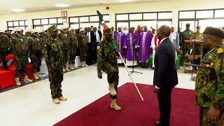 President Ruto flags off the first 400 Kenyan police officers headed to Haiti