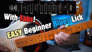 Easy Beginner Blues Lick in A