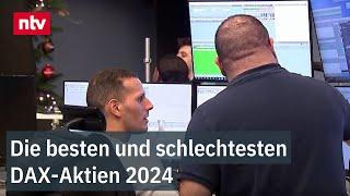 Das sind die besten und schlechtesten DAX-Aktien 2024 - Top-Wert legt über 300 Prozent zu  | ntv