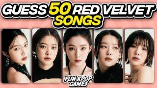 [REVELUV QUIZ] GUESS 50 KPOP SONGS: RED VELVET EDITION - FUN KPOP GAMES 2024