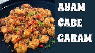 RESEP AYAM CABE GARAM | AUTO GA RELA BAGI2 NIH KALAU MENUNYA AYAM INI