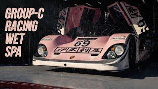 Onboard: Porsche 962 Racing on wet Spa - Highlights - Pure HQ engine sound