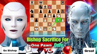 Stockfish 16.1 SHOWS His Real Power By Sacrificing A Bishop Against Torch 2.0 | Chess Strategy | AI