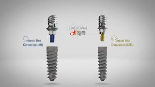 Internal Hex & Conical Hex  Implant Connections  | Alpha-Bio Tec