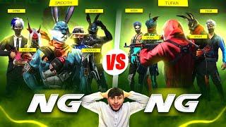 NG VS NG| 5VS5 | TUFAN & BADAL VS SMOOTH & KHATRI #freefire #nonstopgaming