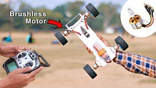 Make Brushless Motor Remote Control Car | BLDC Racing Car