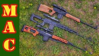 SVD vs. PSL vs. VEPR in 7.62x54R