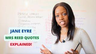 Mrs Reed Character Quotes & Word-Level Analysis! | 'Jane Eyre' Quotations For English GCSE Mocks!