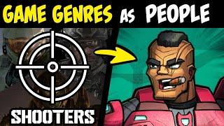 What if VIDEO GAME GENRES Were PEOPLE?! (Lore & Speedpaint)