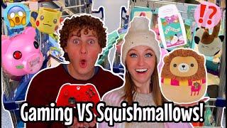 SQUISHMALLOWS🩷 VS GAMING WALMART SHOPPING CHALLENGE!!⁉️ (NO BUDGET!!) | Rhia Official