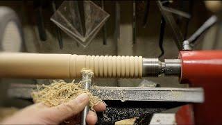 Woodturning A Guiro - Percussion Instrument