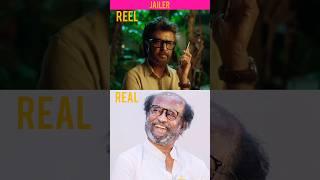 Jailer movie characters Reel and Real#youtubeshorts movie cast