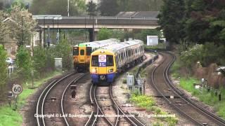 Trains at West Croydon, London