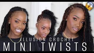 I Found These Mini Twist on Amazon and Went to Work! | QUICK Illusion Crochet Braids | MARY K. BELLA