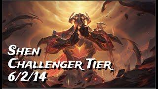 League of Legends: Challenger Shen Top  6/2/14 | Pro Gameplay 