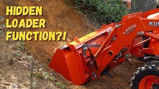 Hidden Front End Loader Function? Tractor tips and tricks. Kubota B2601. MCG video #29