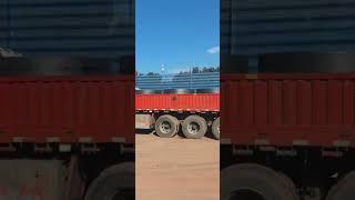 175 Tons Loading Steel 3 Axle Side Wall Trailer #automobile #utilitytrailer #dumptruck #dumptrailer