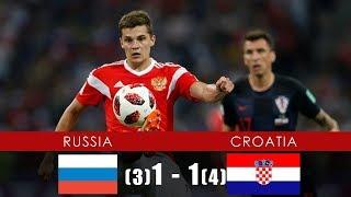 Quarter-Finals: RUSSIA vs CROATIA (3)2-2(4) - All Goals & Extended Highlights - 7th July 2018