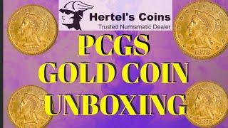 PCGS Gold Coin Unboxing. Fresh Coins just back from PCGS!