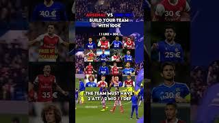 Build your team with 100€ (Arsenal vs Chelsea edition)