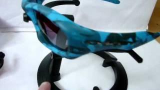 Oakley Fat Cat Sunglasses, Collector, Blue Camo