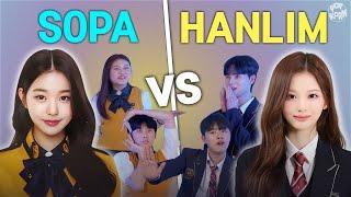 Special schools that K-pop idols go to? (SOPA vs HANLIM)