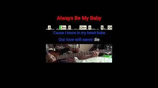 Always Be My Baby (Mariah Carey) bass cover song