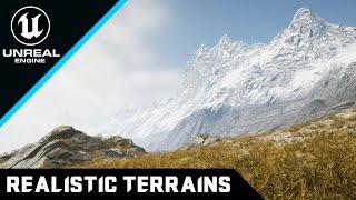 Create Realistic Terrain in 10 minutes - Unreal Engine 5