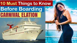 Carnival Elation (Features And Overview)