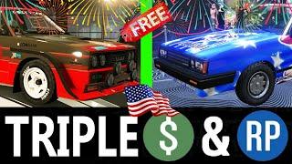 GTA 5 - Independence Day Event Week - TRIPLE MONEY - New/Claimable Car, Vehicle Discounts & More!