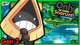 Can I Beat Pokemon Emerald with ONLY Snorunt?  Pokemon Challenges ► NO ITEMS IN BATTLE