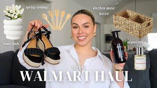 WALMART HAUL 2024 | the *best* home finds, spring fashion, beauty, organization & more!