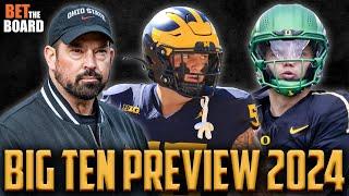 Big Ten College Football Preview 2024 with Picks and Predictions