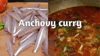 Anchovy fish curry | Small fish curry recipe | Cookbang | shangnairan